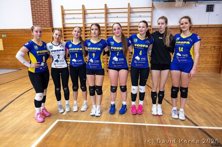 První letošní krajský přebor juniorek U20 zahájila Fosfa Lokomotiva Břeclav vítězstvím i prohrou🏐