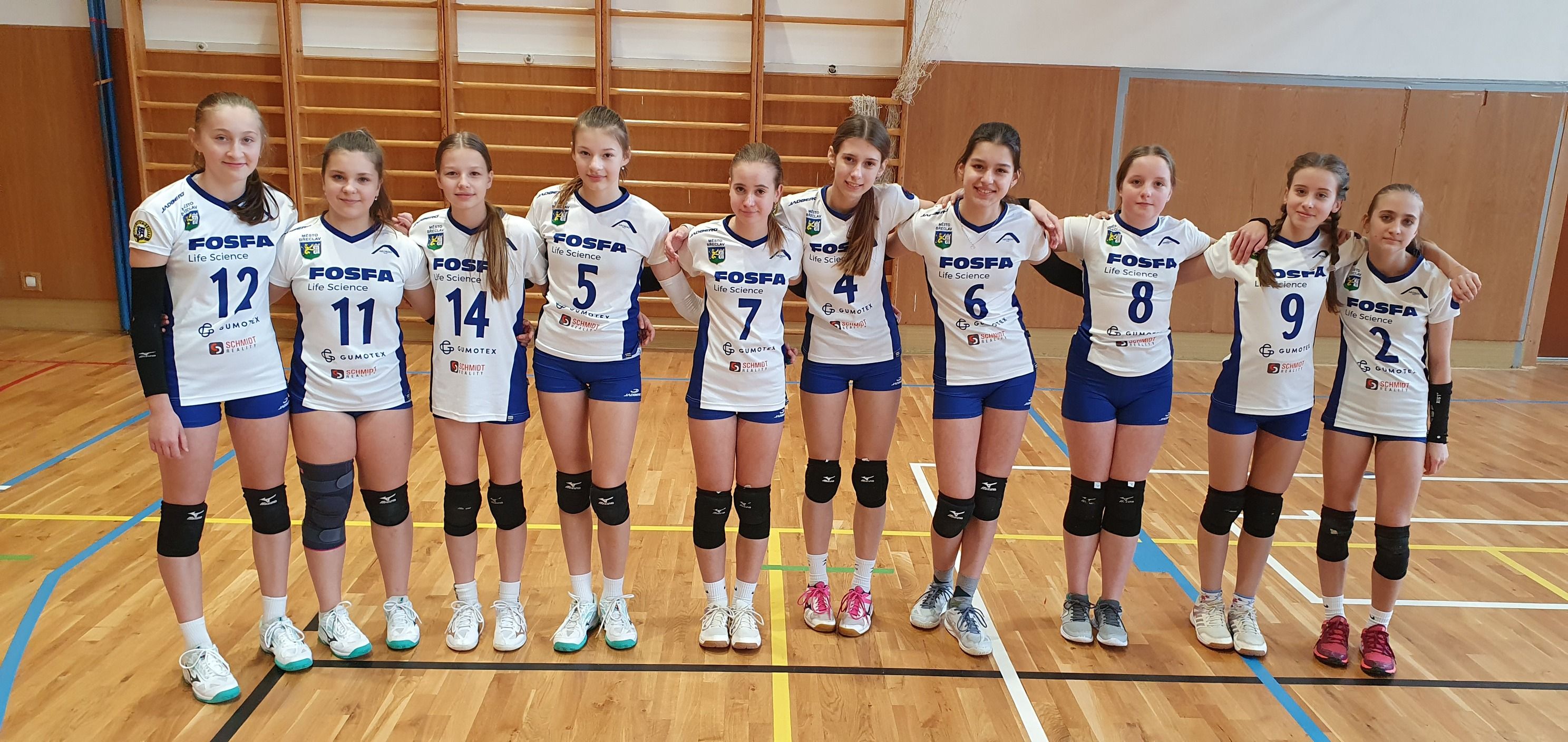 „B“ tým žákyň Lokomotivy Fosfa Břeclav bojoval v Újezdu u Brna