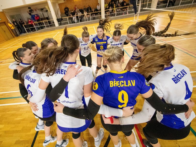 Juniorky porazily Brno a udržely si vedení v soutěži