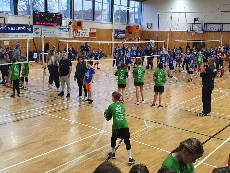 Minivolejbal Jihomoravského kraje v Břeclavi