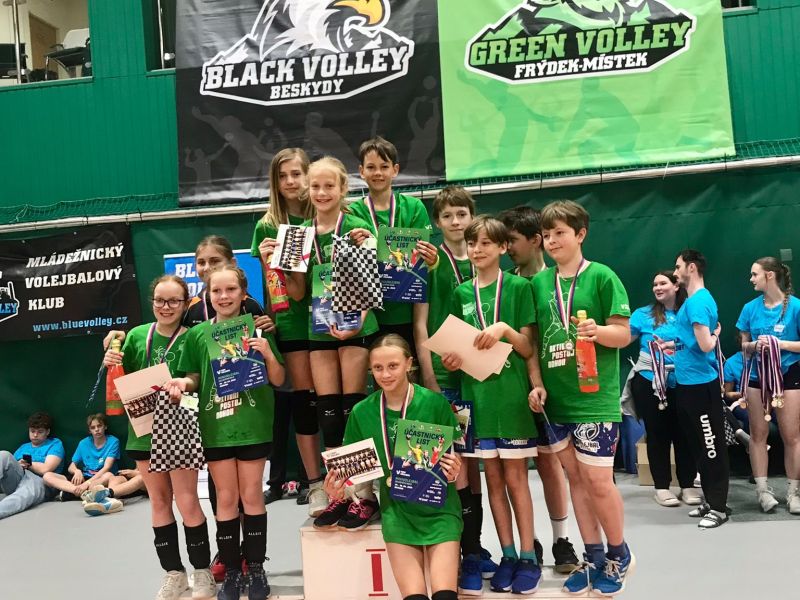 Fosfa Lokomotiva Břeclav slavila úspěchy napříč barvami na dvoudenním turnaji v Ostravě💪🏻🏐